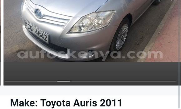 Oofamaa Toyota Auris Silver Makiinaa iti Mombasa keessatti Coastal Kenya keessatti