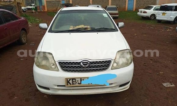 Oofamaa Toyota Corolla White Makiinaa iti Nyeri keessatti Central Kenya keessatti