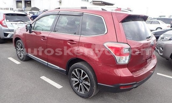 Nunua Ilio tumika Subaru Forester Nyekundu Gari ndani ya Mombasa nchini Kenya ya Pwani