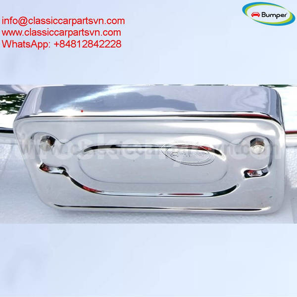 Big with watermark triumph tr6 1974 1976 bumpers. with number license plate shield 2