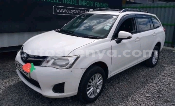 Oofamaa Toyota Fielder White Makiinaa iti Nakuru keessatti Rift Valley keessatti