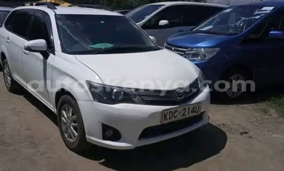 Oofamaa Toyota Fielder White Makiinaa iti Nairobi keessatti Nairobi keessatti