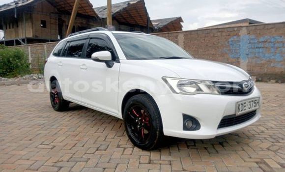 Oofamaa Toyota Fielder White Makiinaa iti Bungoma keessatti West Kenya keessatti