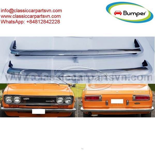 Big with watermark datsun 510 sedan bumper year 1970 1973 or datsun 1600 bumper 1967 1973 