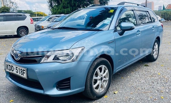 Oofamaa Toyota Fielder Blue Makiinaa iti Busia keessatti West Kenya keessatti