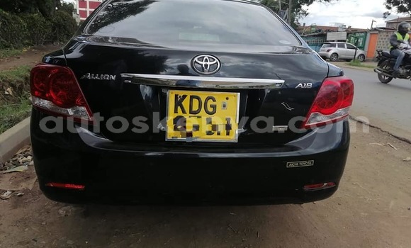 Buy Used Toyota Allion Black Car in Bura in Northeast Kenya Buy Used Toyota Allion Black Car in Bura in Northeast Kenya