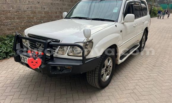Oofamaa Toyota Land Cruiser White Makiinaa iti Bute keessatti Northeast Kenya keessatti