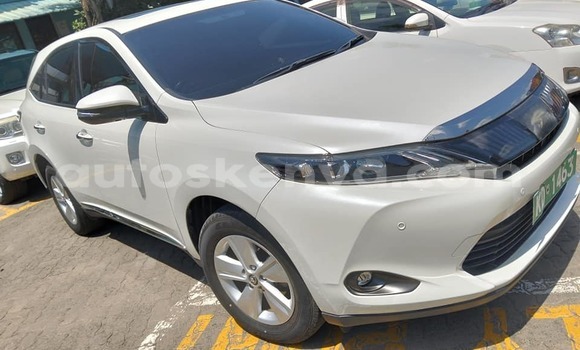 Oofamaa Toyota Harrier White Makiinaa iti Bura keessatti Northeast Kenya keessatti
