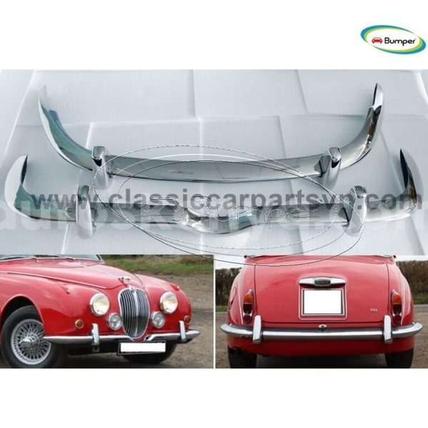 Big with watermark jaguar mark 2 1959 1967 slim bumpers new 1