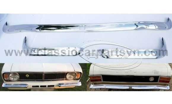Medium with watermark ford lotus cortina mk2 bumpers 1966 1970 rear bumper in 2 parts 1