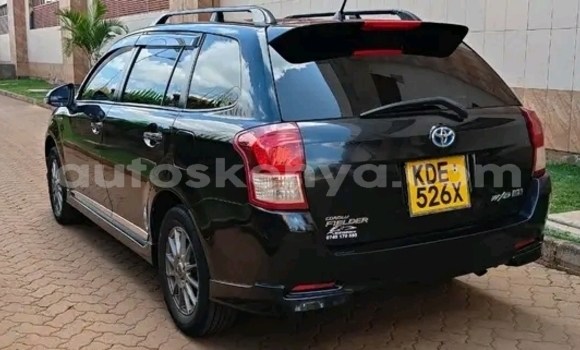 Oofamaa Toyota Fielder Black Makiinaa iti Gazi keessatti Coast keessatti