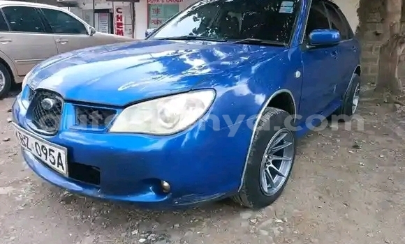Oofamaa Subaru Impreza Blue Makiinaa iti Bute keessatti Northeast Kenya keessatti Oofamaa Subaru Impreza Blue Makiinaa iti Bute keessatti Northeast Kenya keessatti
