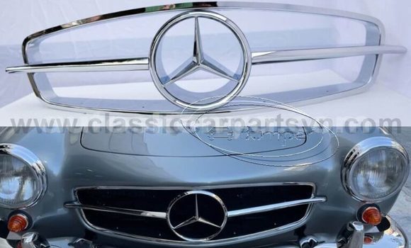 Medium with watermark mercedes 190sl roadster front grille 1